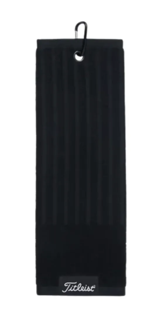 Titleist Towel Tri Fold Black
