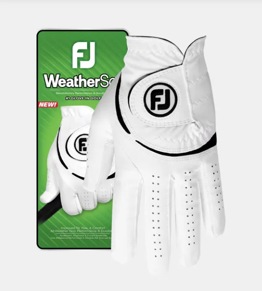 Footjoy Guante Weathersof White/Black