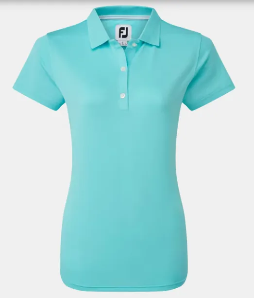 Footjoy Polo Pique Aqua