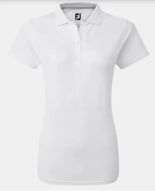 Footjoy Polo Pique White