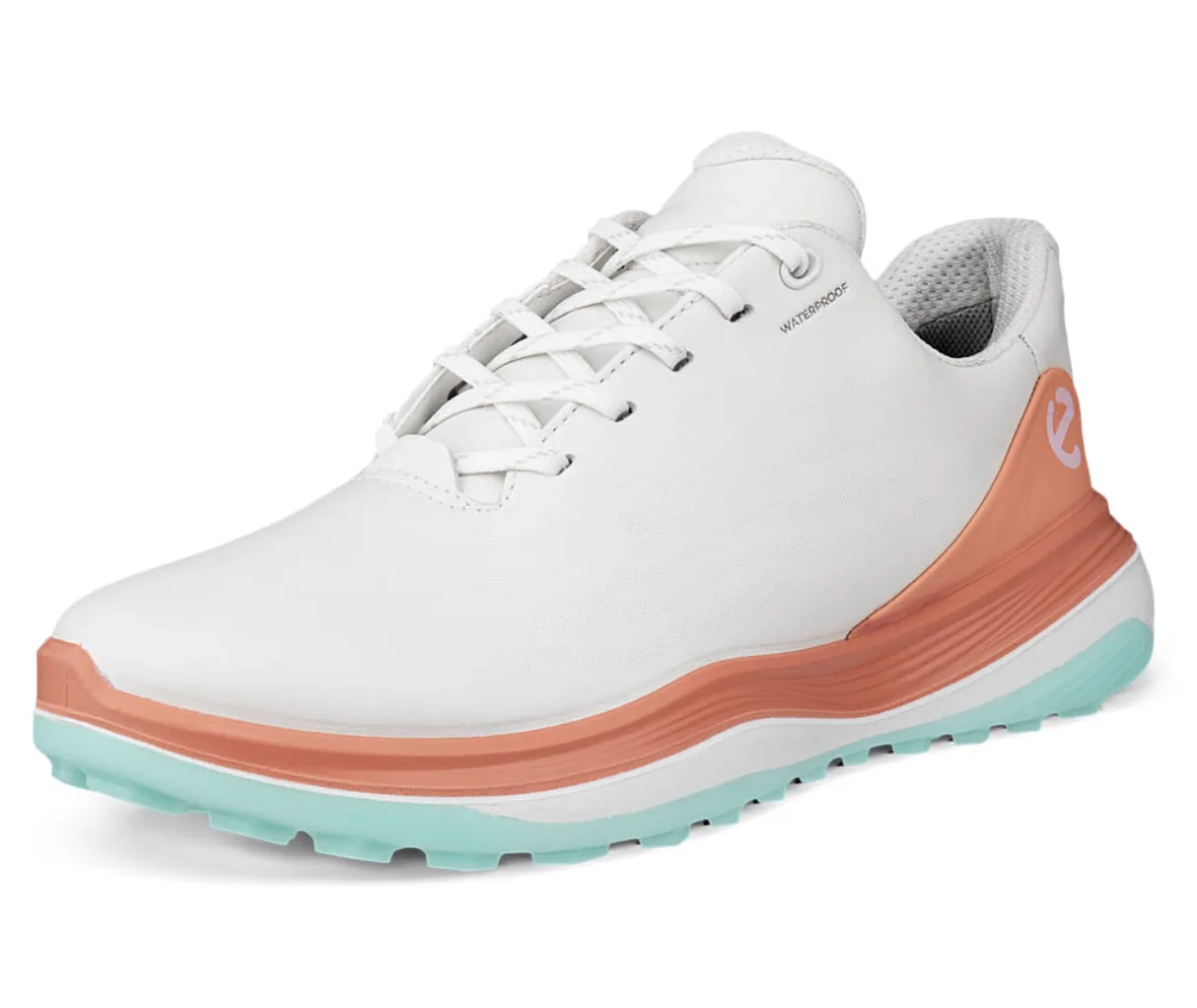 Zapato Ecco Ladies Lt1 White/Burnt Coral