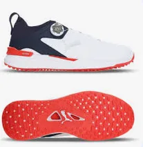 Puma Shoes Ignite Jpx Disc White-Deep Navy Red